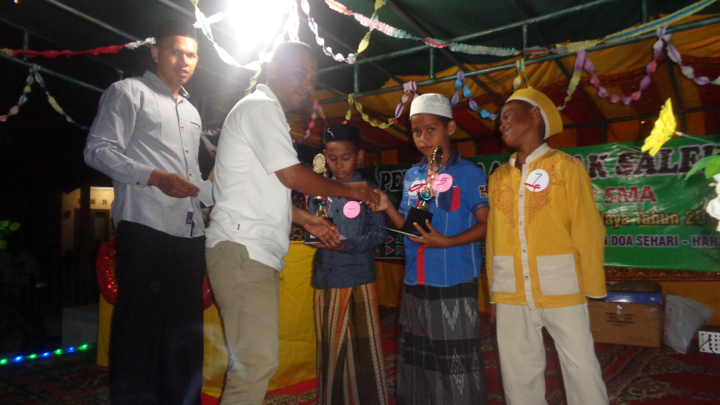 Kegiatan Festival Anak Saleh dalam Gampong Keude Unga Kec Indra Jaya